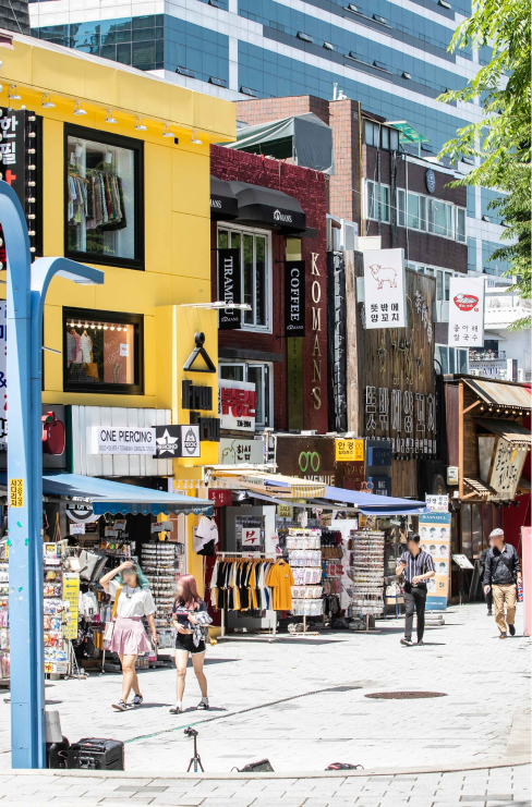 Phố Hongdae 